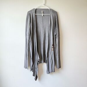 Free People Grey Duster Cardigan